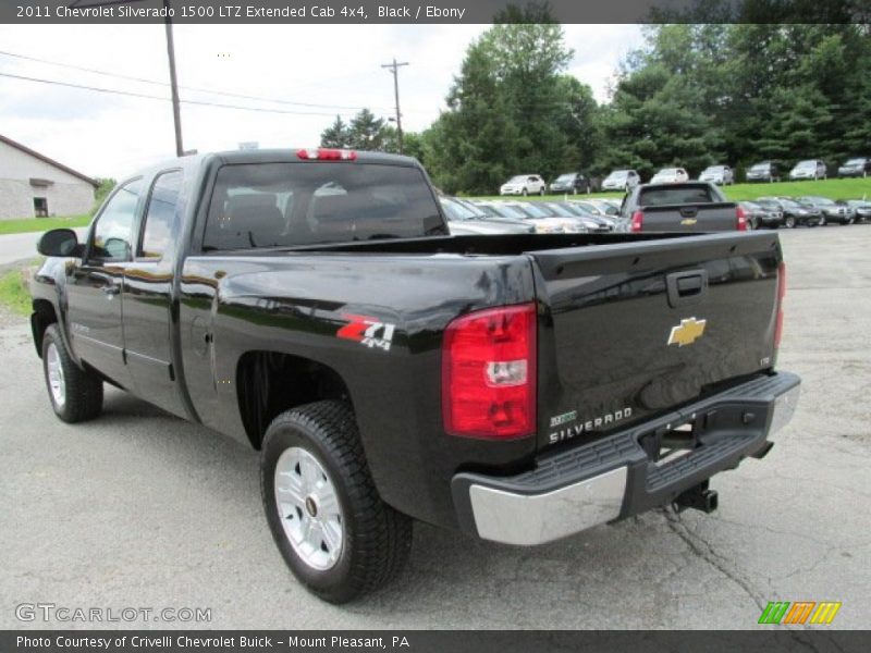 Black / Ebony 2011 Chevrolet Silverado 1500 LTZ Extended Cab 4x4