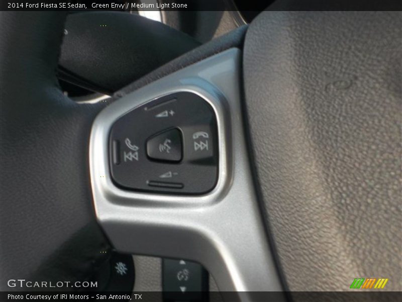 Green Envy / Medium Light Stone 2014 Ford Fiesta SE Sedan