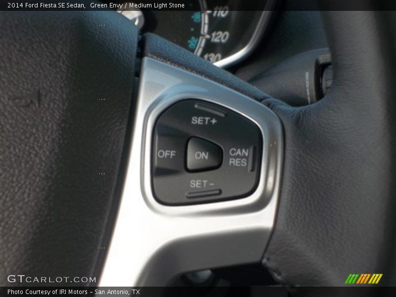 Green Envy / Medium Light Stone 2014 Ford Fiesta SE Sedan