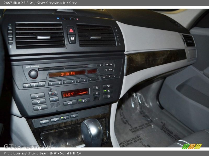 Silver Grey Metallic / Grey 2007 BMW X3 3.0si
