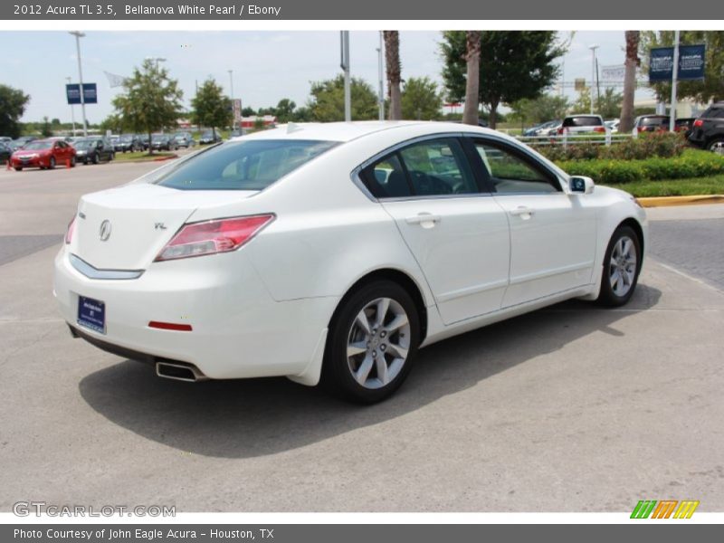 Bellanova White Pearl / Ebony 2012 Acura TL 3.5