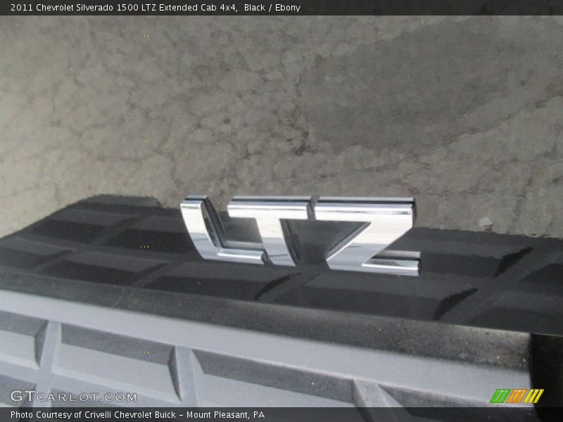 Black / Ebony 2011 Chevrolet Silverado 1500 LTZ Extended Cab 4x4