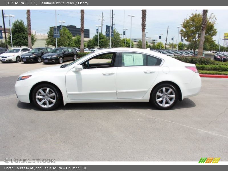 Bellanova White Pearl / Ebony 2012 Acura TL 3.5