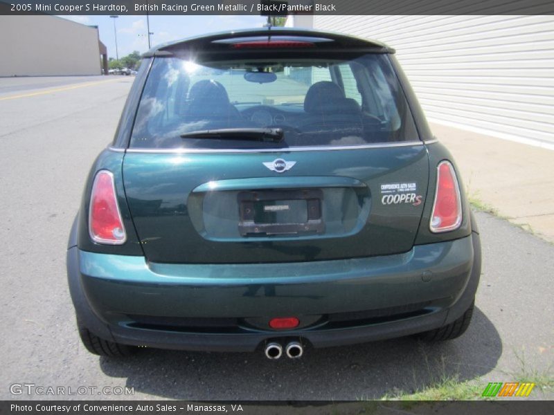 British Racing Green Metallic / Black/Panther Black 2005 Mini Cooper S Hardtop