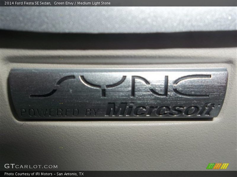 Green Envy / Medium Light Stone 2014 Ford Fiesta SE Sedan