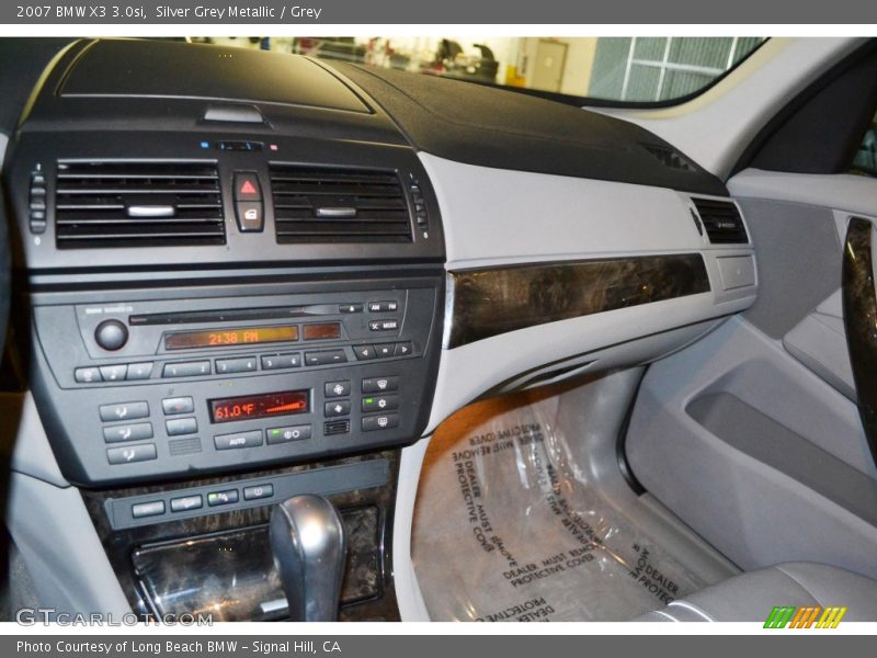 Silver Grey Metallic / Grey 2007 BMW X3 3.0si