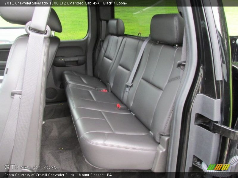 Rear Seat of 2011 Silverado 1500 LTZ Extended Cab 4x4