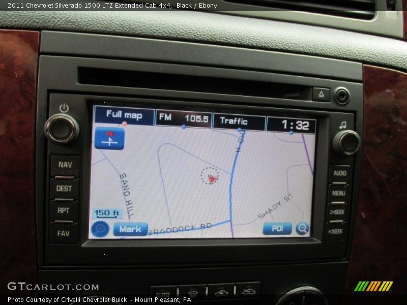 Navigation of 2011 Silverado 1500 LTZ Extended Cab 4x4