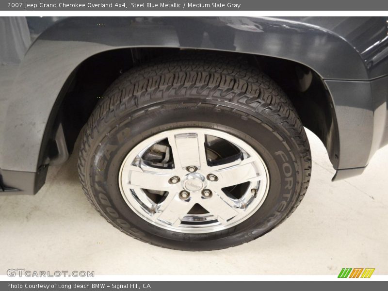 Steel Blue Metallic / Medium Slate Gray 2007 Jeep Grand Cherokee Overland 4x4