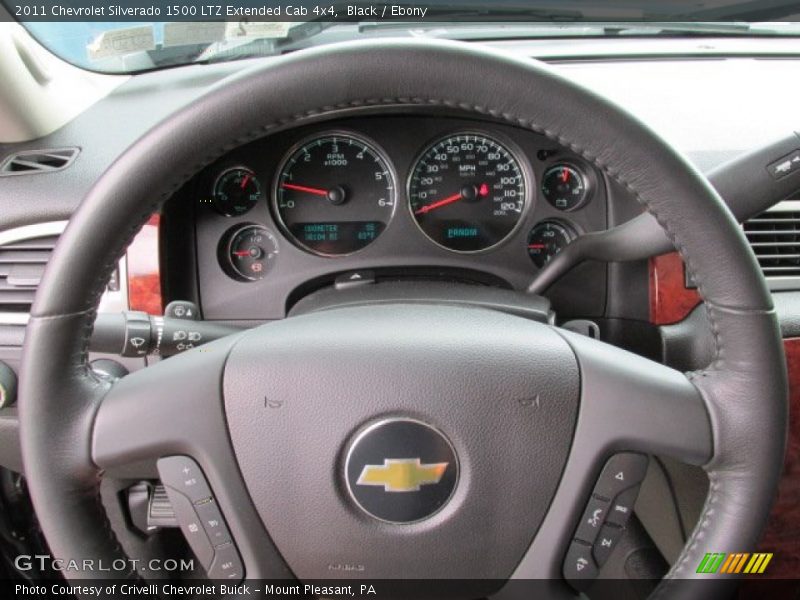  2011 Silverado 1500 LTZ Extended Cab 4x4 Steering Wheel