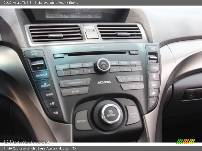 Bellanova White Pearl / Ebony 2012 Acura TL 3.5