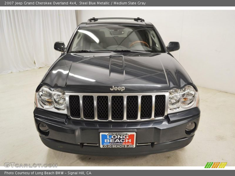 Steel Blue Metallic / Medium Slate Gray 2007 Jeep Grand Cherokee Overland 4x4