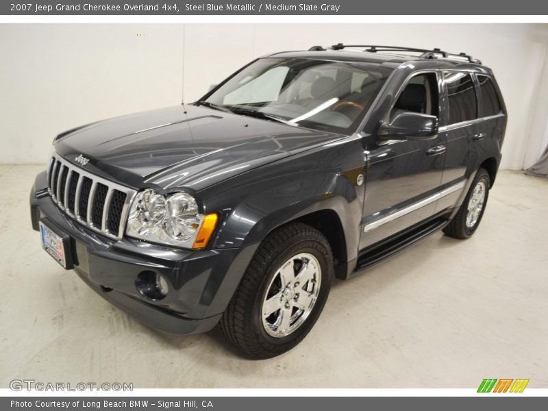 Steel Blue Metallic / Medium Slate Gray 2007 Jeep Grand Cherokee Overland 4x4