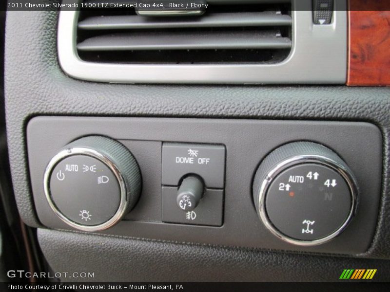 Controls of 2011 Silverado 1500 LTZ Extended Cab 4x4