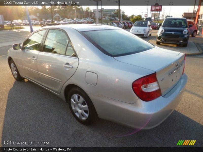 Lunar Mist Metallic / Stone 2002 Toyota Camry LE