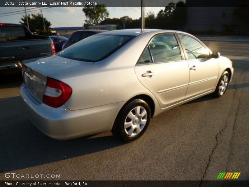 Lunar Mist Metallic / Stone 2002 Toyota Camry LE