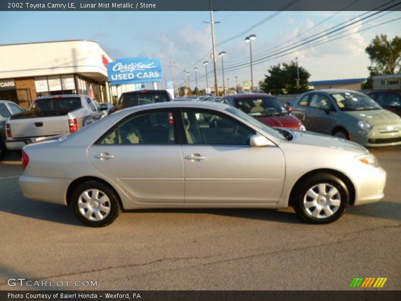 Lunar Mist Metallic / Stone 2002 Toyota Camry LE