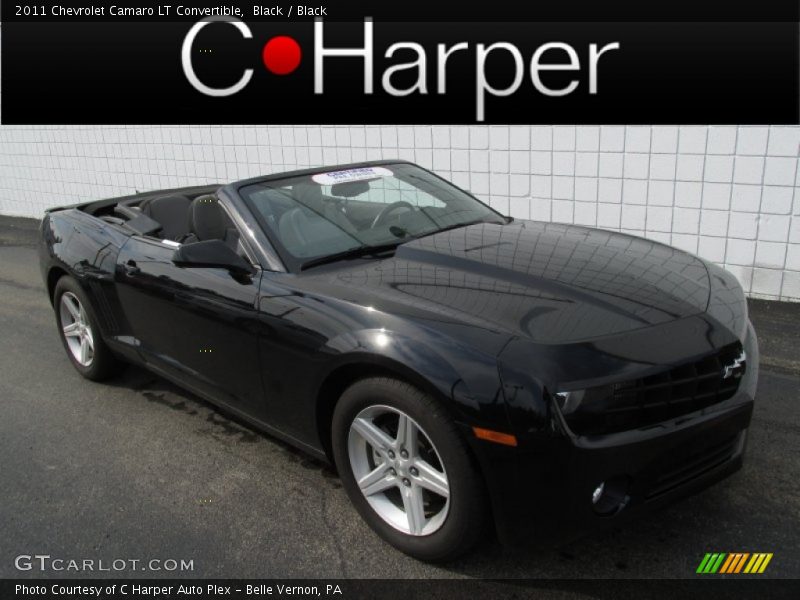 Black / Black 2011 Chevrolet Camaro LT Convertible