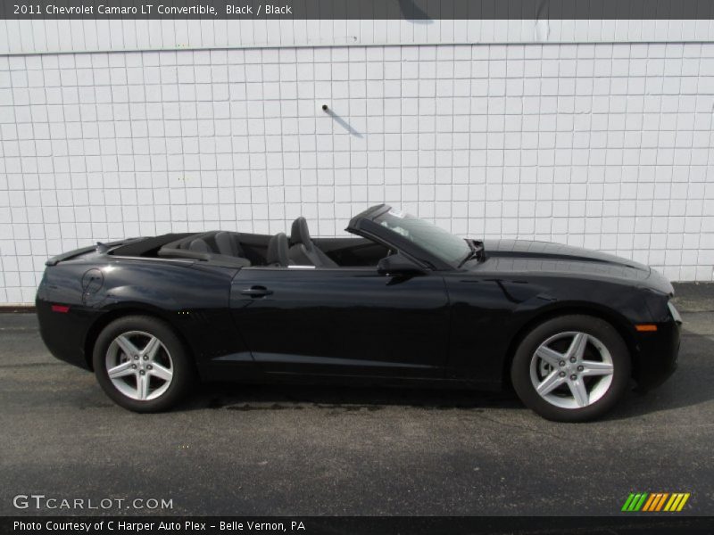 Black / Black 2011 Chevrolet Camaro LT Convertible