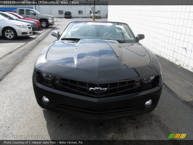 Black / Black 2011 Chevrolet Camaro LT Convertible
