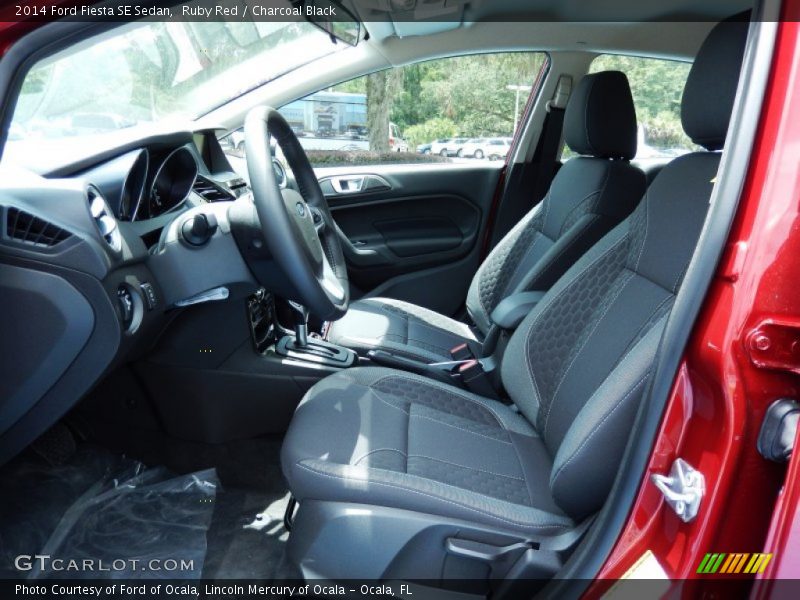 Front Seat of 2014 Fiesta SE Sedan