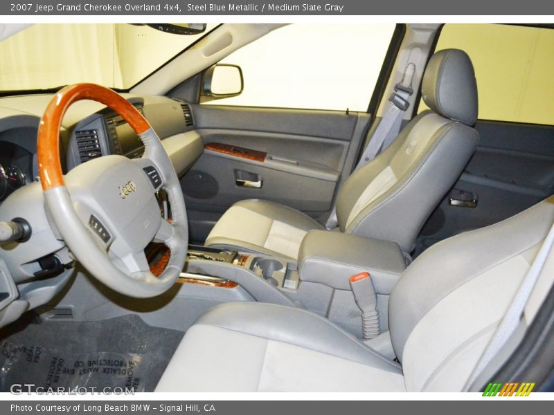 Steel Blue Metallic / Medium Slate Gray 2007 Jeep Grand Cherokee Overland 4x4