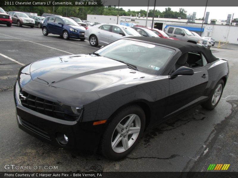 Black / Black 2011 Chevrolet Camaro LT Convertible