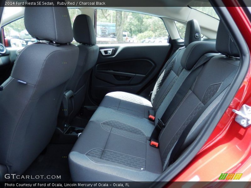 Rear Seat of 2014 Fiesta SE Sedan