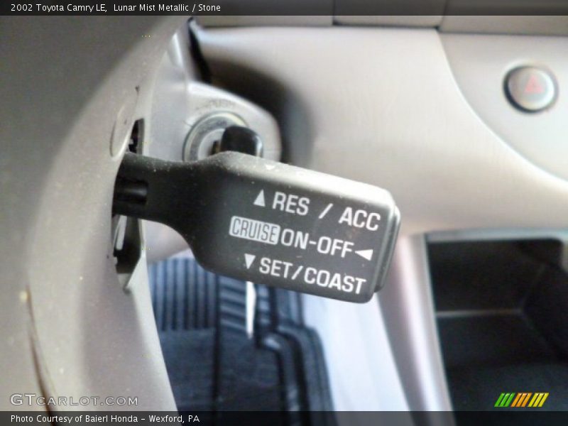 Lunar Mist Metallic / Stone 2002 Toyota Camry LE