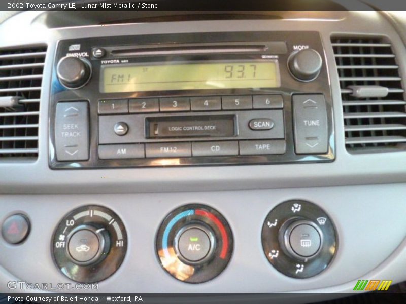 Lunar Mist Metallic / Stone 2002 Toyota Camry LE
