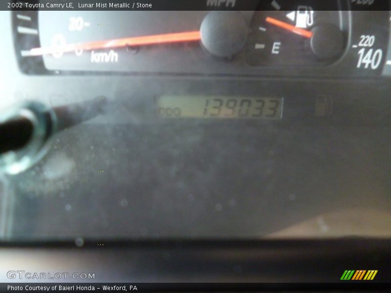 Lunar Mist Metallic / Stone 2002 Toyota Camry LE