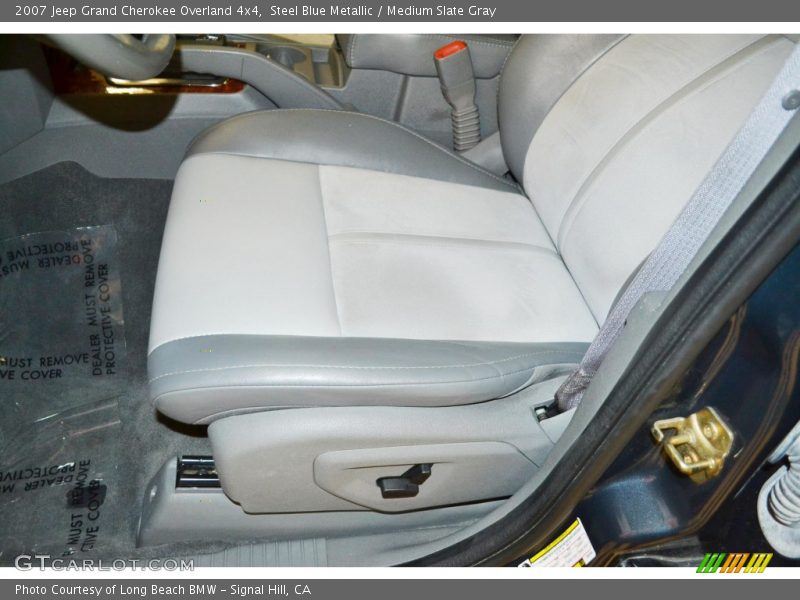 Steel Blue Metallic / Medium Slate Gray 2007 Jeep Grand Cherokee Overland 4x4