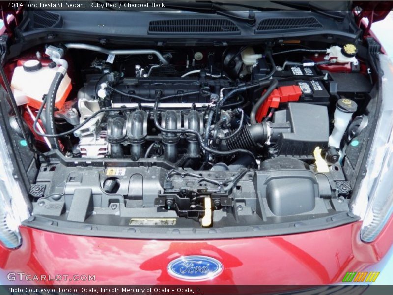  2014 Fiesta SE Sedan Engine - 1.6 Liter DOHC 16-Valve Ti-VCT 4 Cylinder
