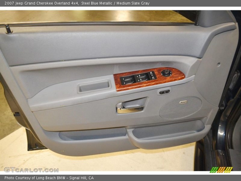 Steel Blue Metallic / Medium Slate Gray 2007 Jeep Grand Cherokee Overland 4x4