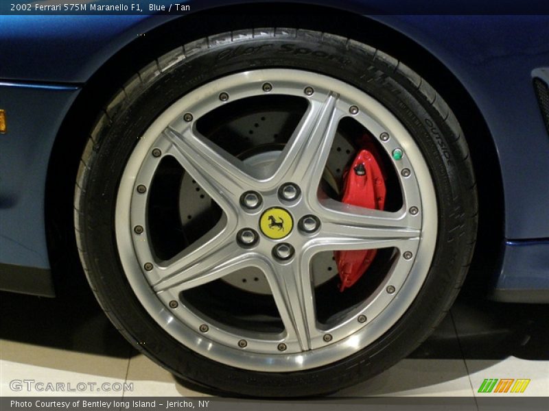 2002 Ferrari 575 Maranello F1, Blue / Tan, Wheel - 2002 Ferrari 575M Maranello F1