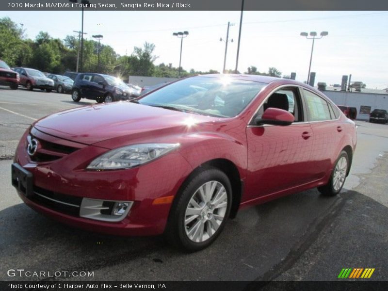 Sangria Red Mica / Black 2010 Mazda MAZDA6 i Touring Sedan