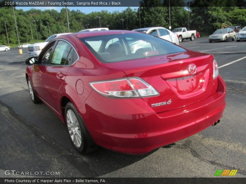 Sangria Red Mica / Black 2010 Mazda MAZDA6 i Touring Sedan