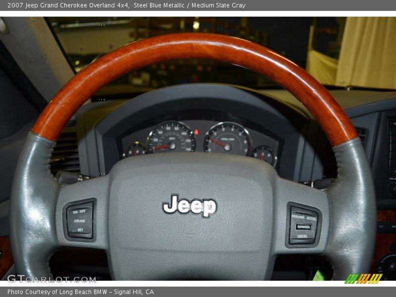 Steel Blue Metallic / Medium Slate Gray 2007 Jeep Grand Cherokee Overland 4x4