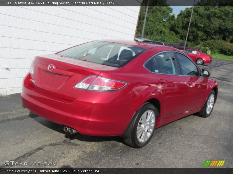 Sangria Red Mica / Black 2010 Mazda MAZDA6 i Touring Sedan