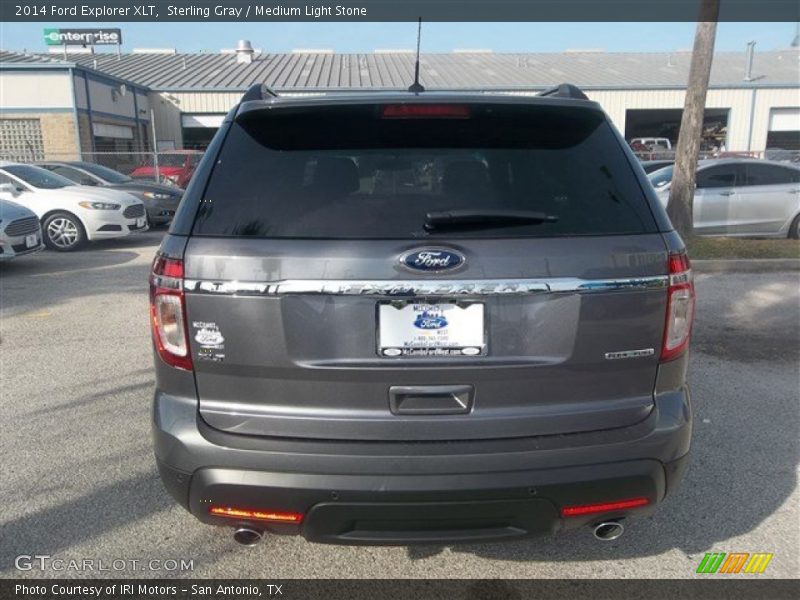 Sterling Gray / Medium Light Stone 2014 Ford Explorer XLT