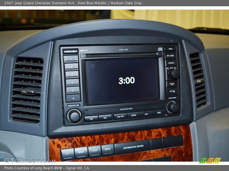 Steel Blue Metallic / Medium Slate Gray 2007 Jeep Grand Cherokee Overland 4x4