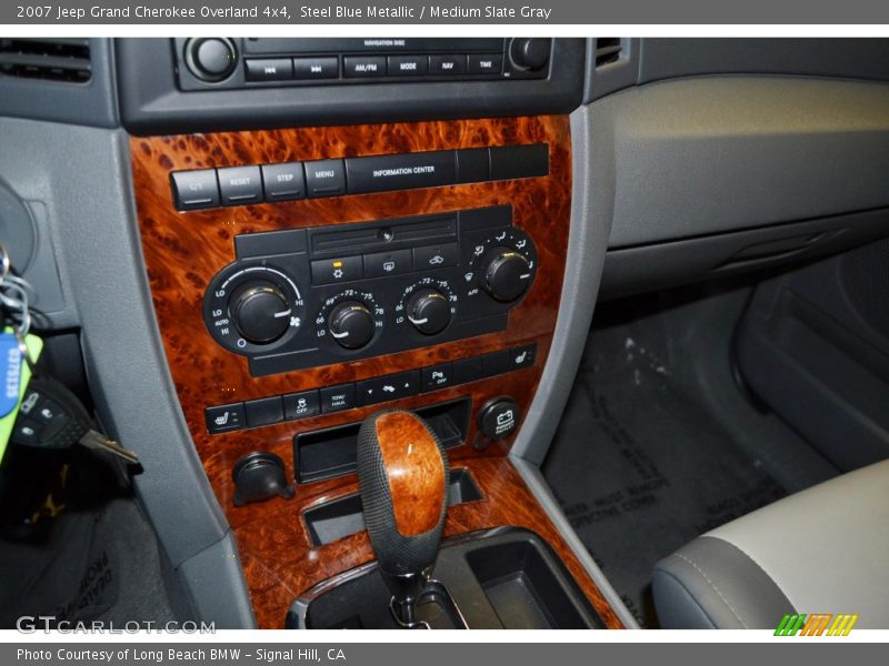 Steel Blue Metallic / Medium Slate Gray 2007 Jeep Grand Cherokee Overland 4x4