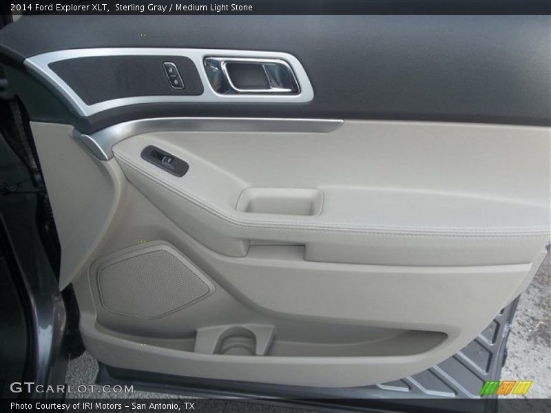 Sterling Gray / Medium Light Stone 2014 Ford Explorer XLT