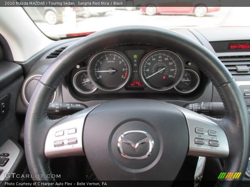 Sangria Red Mica / Black 2010 Mazda MAZDA6 i Touring Sedan