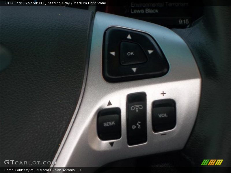 Sterling Gray / Medium Light Stone 2014 Ford Explorer XLT