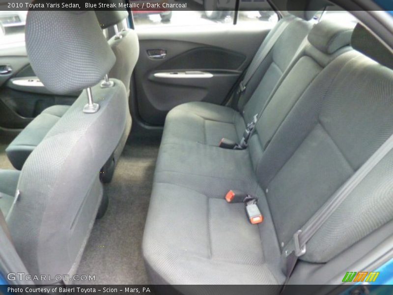 Blue Streak Metallic / Dark Charcoal 2010 Toyota Yaris Sedan