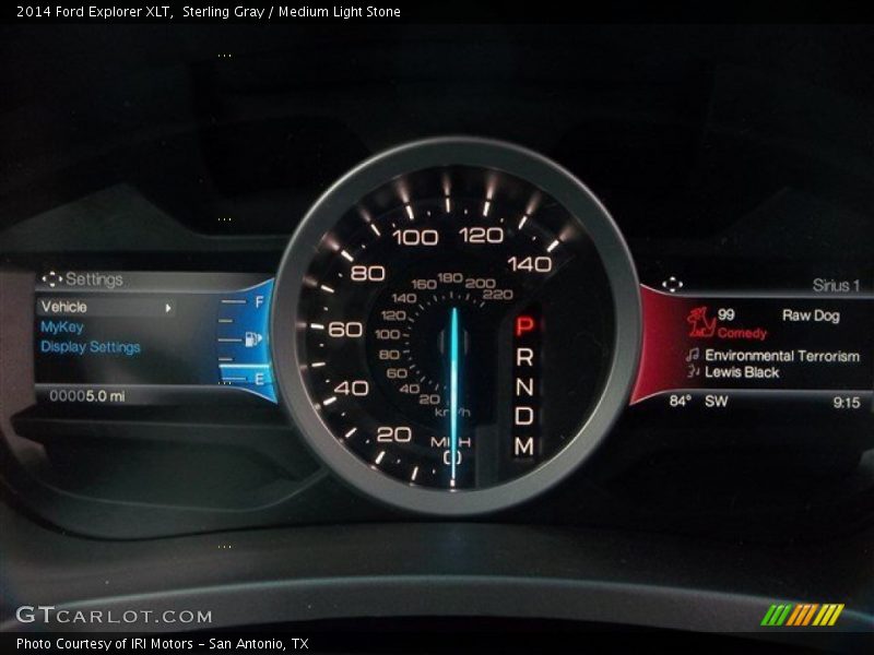 Sterling Gray / Medium Light Stone 2014 Ford Explorer XLT