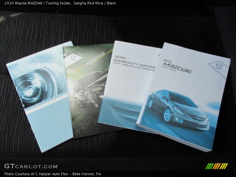 Sangria Red Mica / Black 2010 Mazda MAZDA6 i Touring Sedan