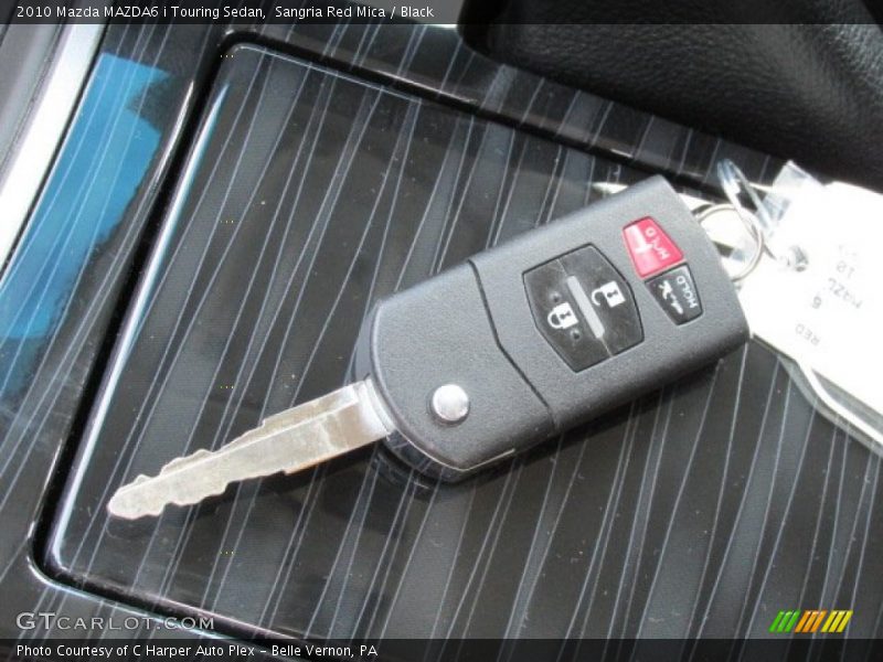 Sangria Red Mica / Black 2010 Mazda MAZDA6 i Touring Sedan
