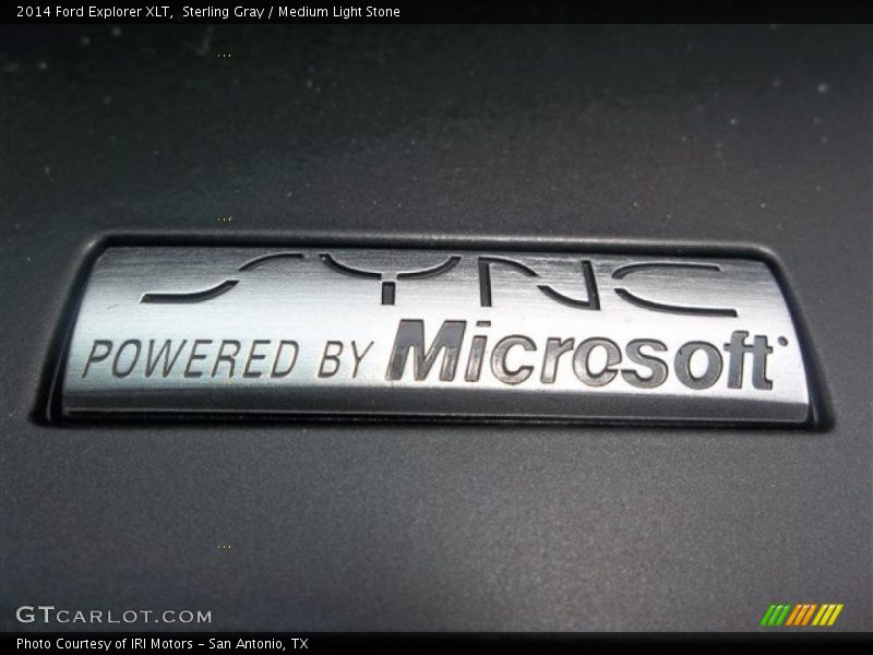 Sterling Gray / Medium Light Stone 2014 Ford Explorer XLT